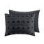 Édredon noir très grand / très grand lit, intérieur en microfibre,-124957781-124957785