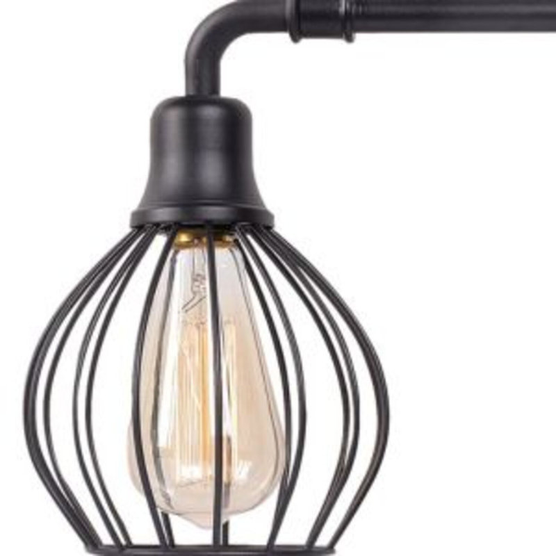 Cagney 3-Light Vanity Light - Black, Matte Black