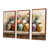 Toile avec cadre flottant brun