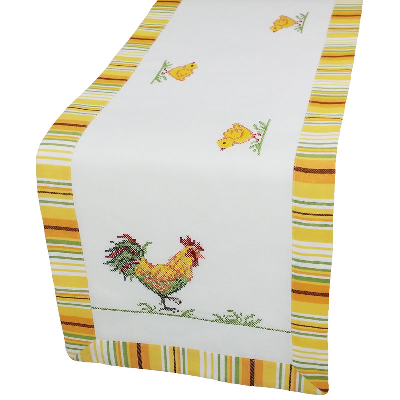 Hens & Chicks-15X54-Chemin de table, L 15 po x l 54 po