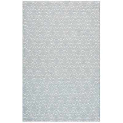 Sunset 850 Polypropylene/Polyester Geometric Indoor/Outdoor Rug in Blue/Lavender