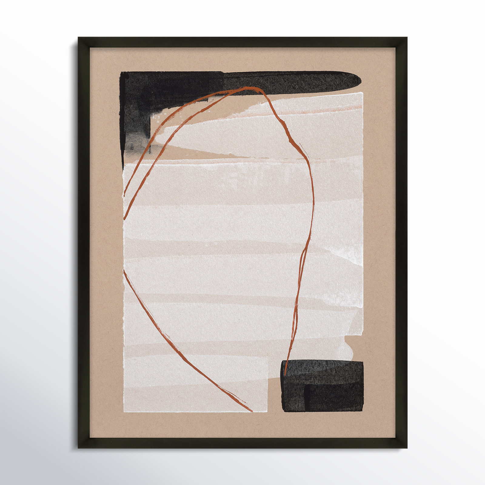 Orange Is The New Black 4 by Andrea Stokes, Black Framed, 20" H x 16" W x 1.25" D