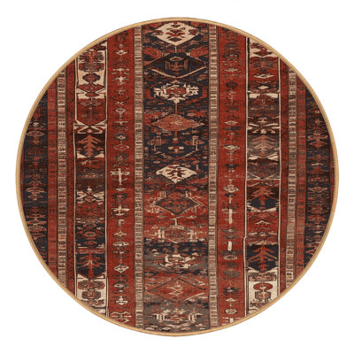 Machine Washable Persian Brown Area Rug