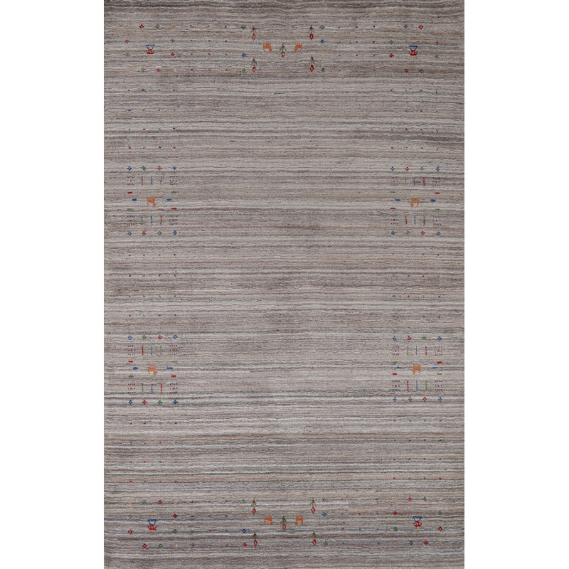 Tribal Gabbeh Oriental Area Rug 5x8