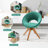 Friedhart Velvet Swivel Armchair-1794633482