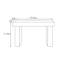 Console simple en bois massif noir-229453060