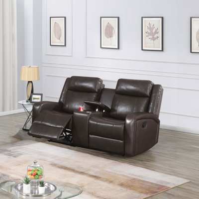 MOTION LOVESEAT In Dark Brown