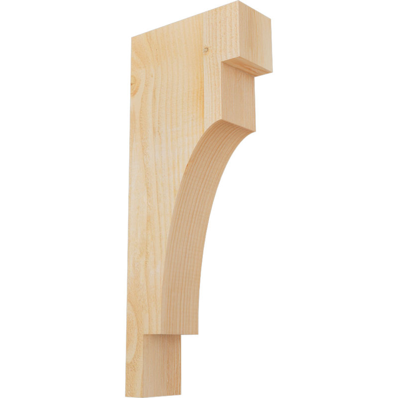 Corbeau méditerranéen, H 26 po x l 4 po x P 10 po, Sapin de Douglas, Sciage brut