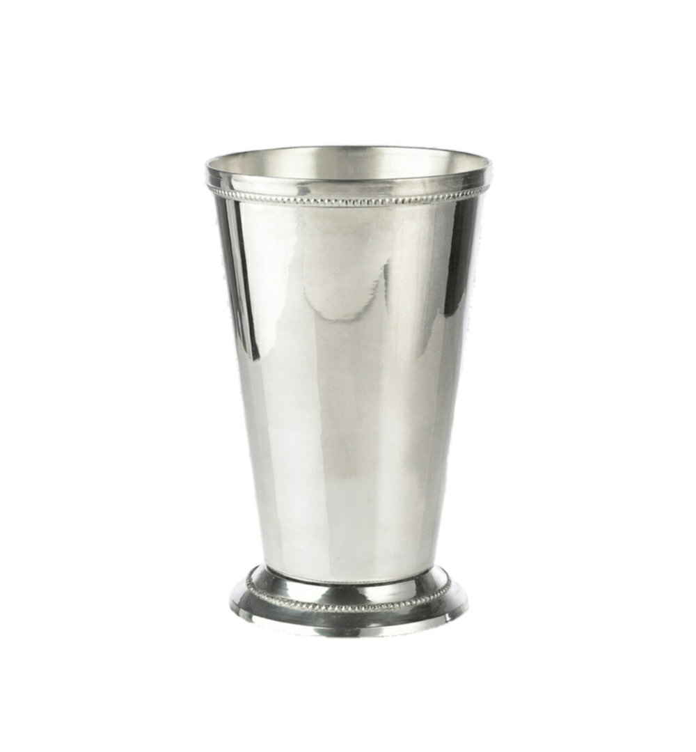 Mercer41 Silver Julep Cup, Mint Julep Glasses Use As Flower Vase, Floral Centerpiece At Wedding, Event, Party, Home Dining Table, Kitchen, Measures 4.5" Tall & 3.25" Diameter Mercer41 