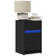 38cm W Manufactured Wood Bedside Table