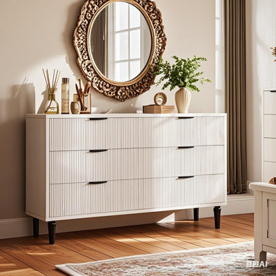 138.9 cm W Chest of 6 Drawers
