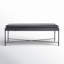 Banc en cuir végétalien Braylon-1801396661
