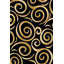 Tapis noir / beige Wargo