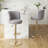 Upholstered Adjustable Height Counter Stool-907616395