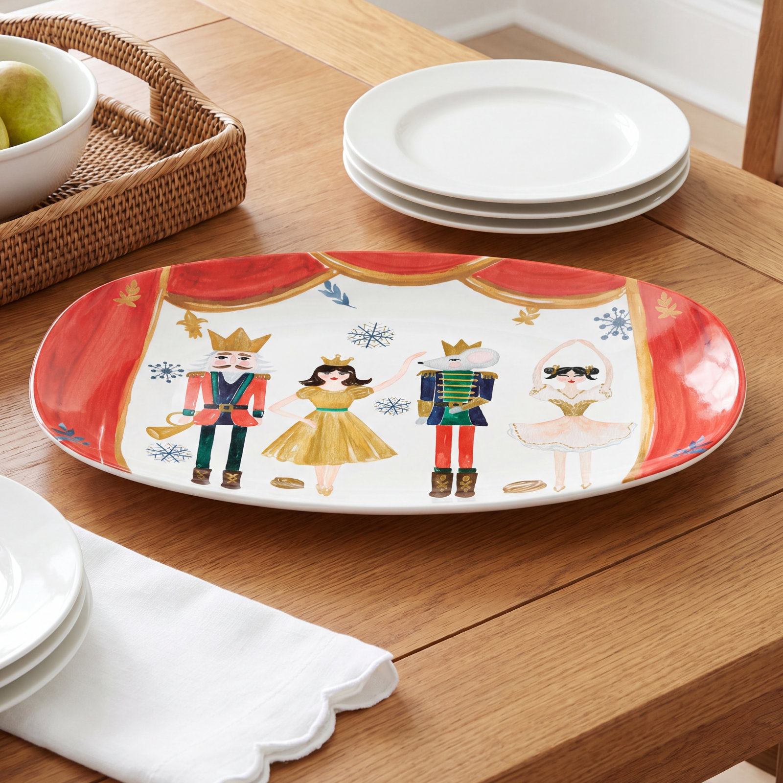 Traditions Nutcracker Platter