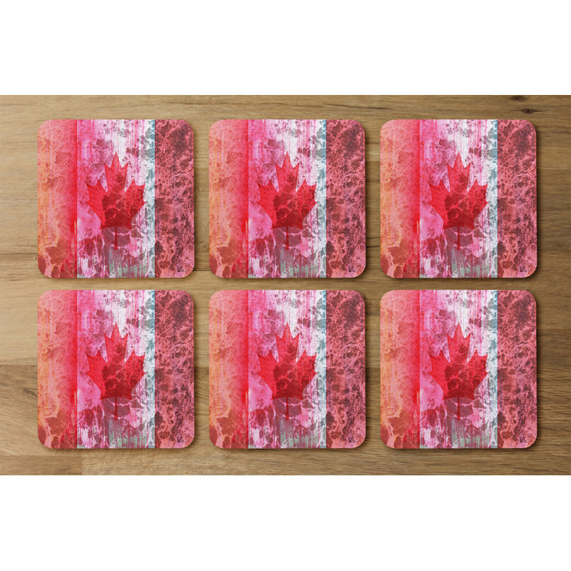 Square 6 Piece Coaster Set