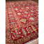 Tapis en laine et coton rouge noué à la main Original