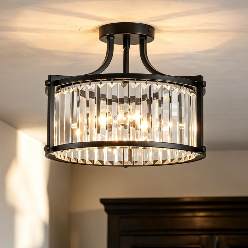 Elonso 4 - Light Crystal Flush Mount Light