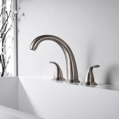 S2169S-CH-XX Sumerain 2 Handle Roman Tub Faucet,3 Hole Tub Faucet