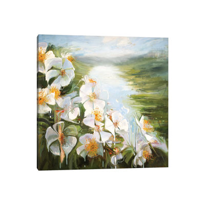 Rosa Multiflora by Johnny Morant - Wrapped Canvas Painting