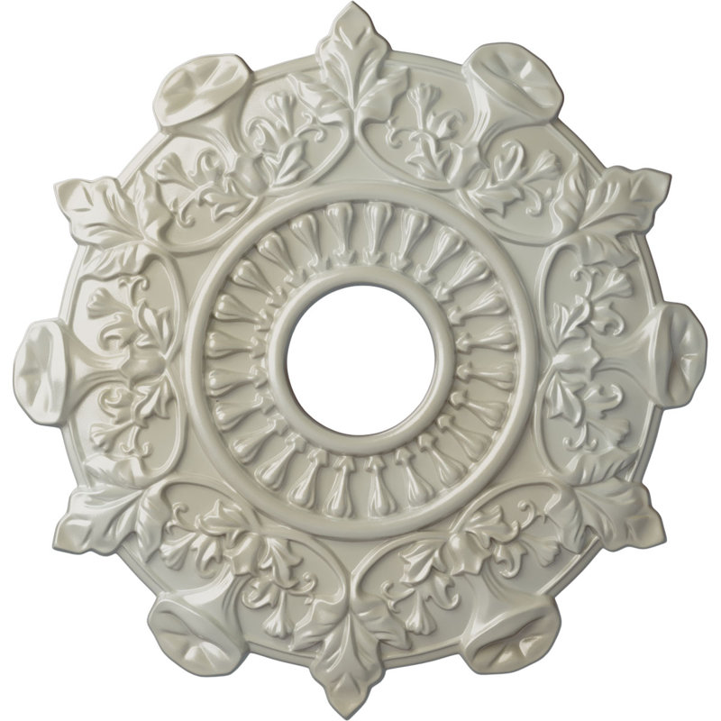 Médaillon de plafond H 17,5 po x l 17,5 po Preston, Bleu Flash