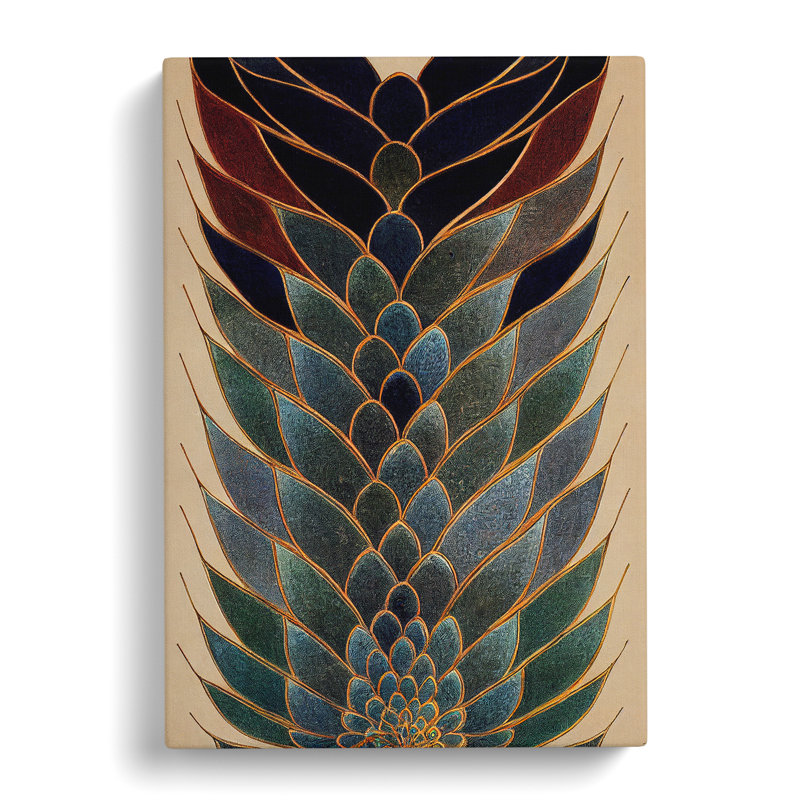 Special Abstract Feathers No.3 - Wrapped Canvas, 50cm H x 35cm W x 3cm D
