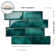 Peel and Stick Gel Backsplash Tile Metro 12'' x 8'' (Set of 4)