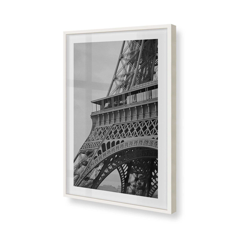 Paris Heights, Cadre photo simple blanc opaque, H 12 po x l 15 po