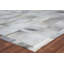 Natural Hide Cowhide Geometric Area Rug in Silver-38339907