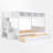 Twin Over Full Bunk Bed With Shelves And Storage Staircase-1979212133