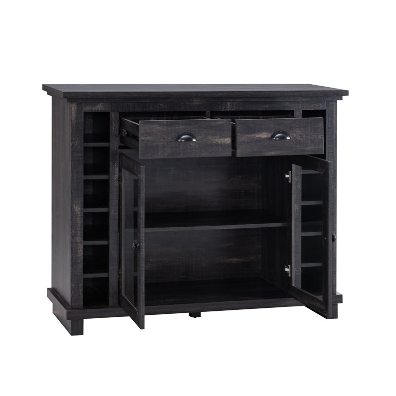 Buffet de service bahut, Gris anthracite
