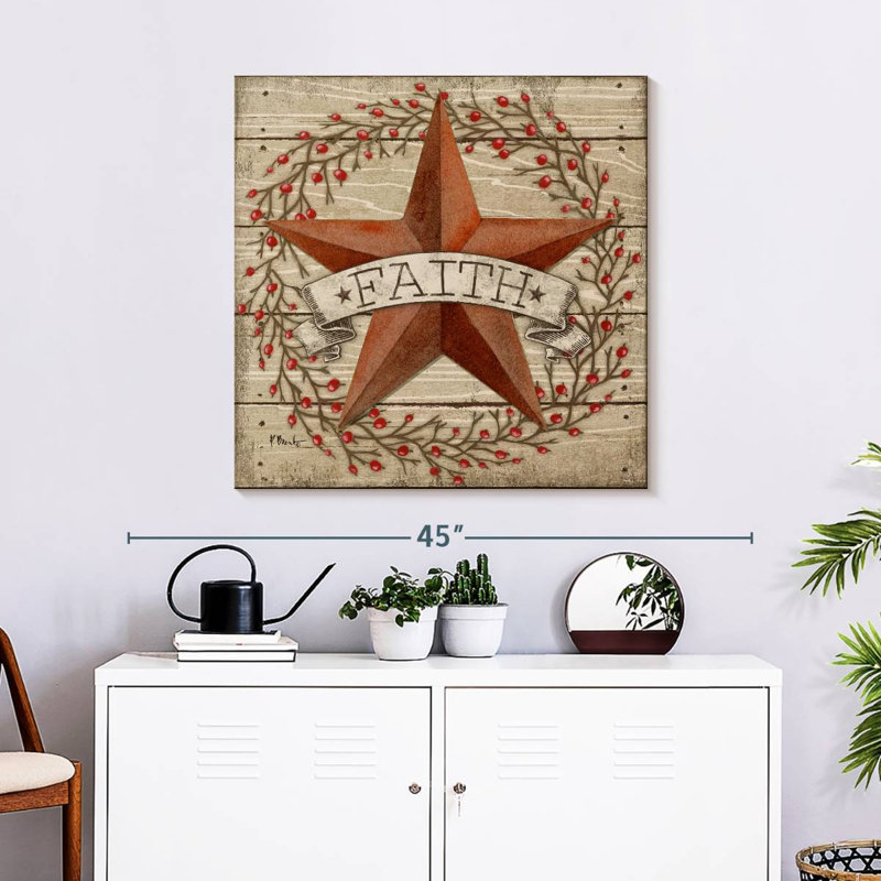 Tergel Barn Star avec baies I, H 30 po x l 30 po