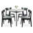 Clinger Clemente 4 - Person Dining Set-1279611230
