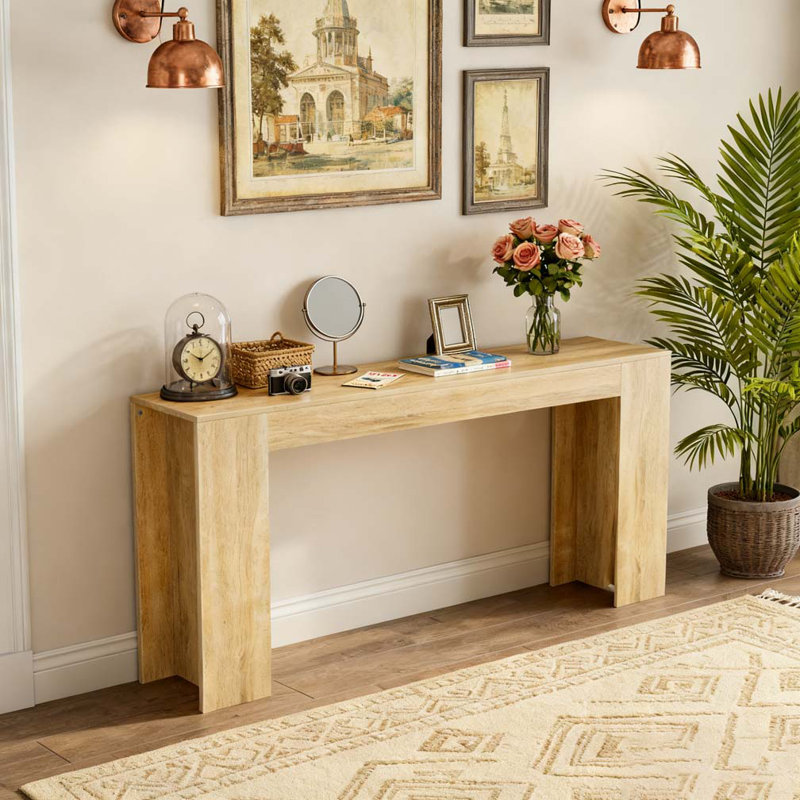 62.99-inch Console Table, Oak