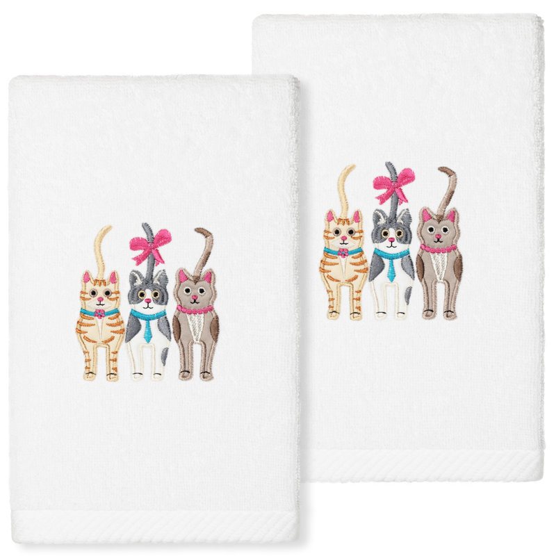 Débarbouillette CATS, Blanc