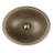 Nantucket Sinks Regatta 16 " Fireclay Oval Bathroom Sink and Overflow Hole