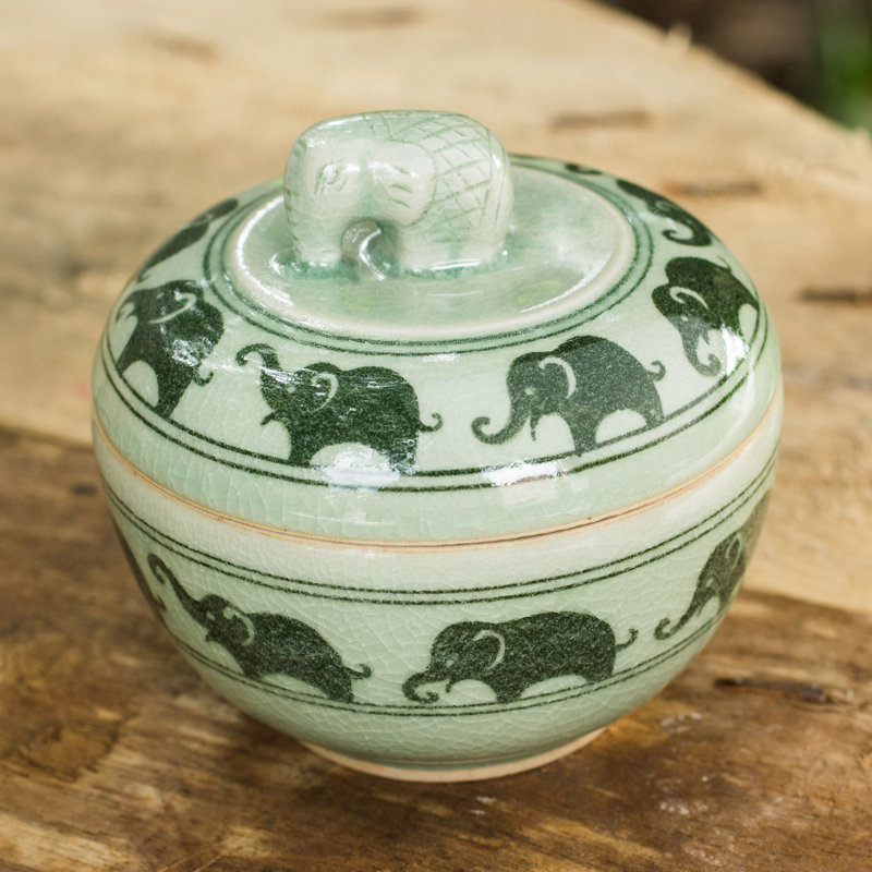 Boîte à bijoux «Elephants on Parade»