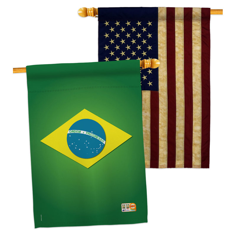 Drapeau de maison en polyester 2 côtés 3 pi 3 po x 2 pi 2 po
