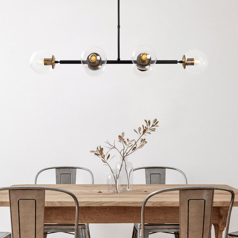 Luper 6 - Light Kitchen Island Pendant, Black