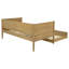 Stewart Natural Twin Daybed with Trundle, Versatile and Space-Saving Design for Modern and Rustic Interiors