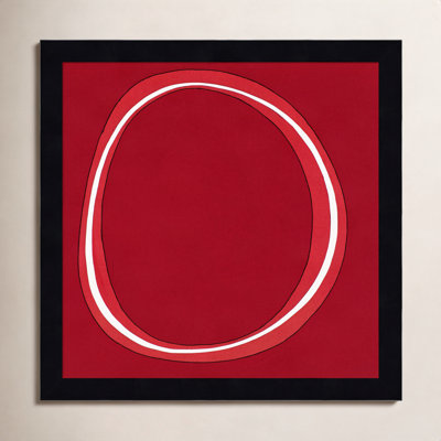 Red Circle Print by Alex Dunn