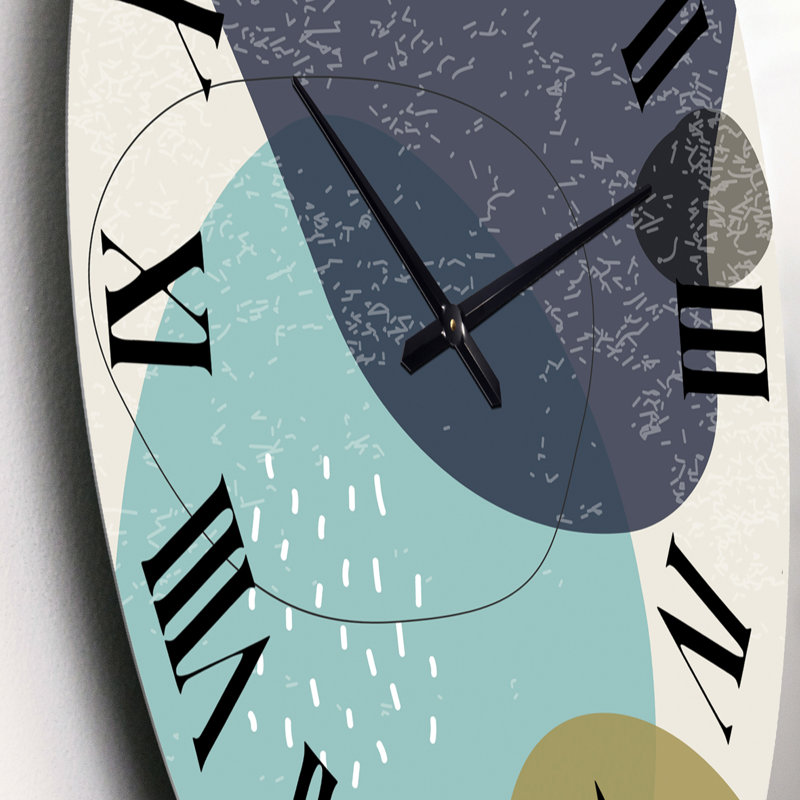 Minimal Elementary Organic and Geometric Compostions XX XX - Horloge murale moderne, Petit