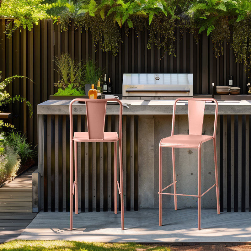 Tabouret de bar 29,5 po Celtsy, Rose