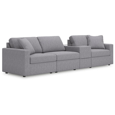 Chobanyan 4-Piece Sectional With Storage Console