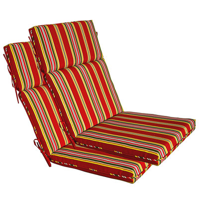 Outdoor 3'' Adirondack Chair Seat / Back Cushion