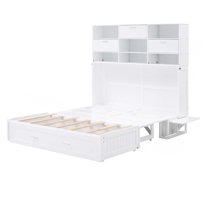Solid Wood+MDF Murphy Bed