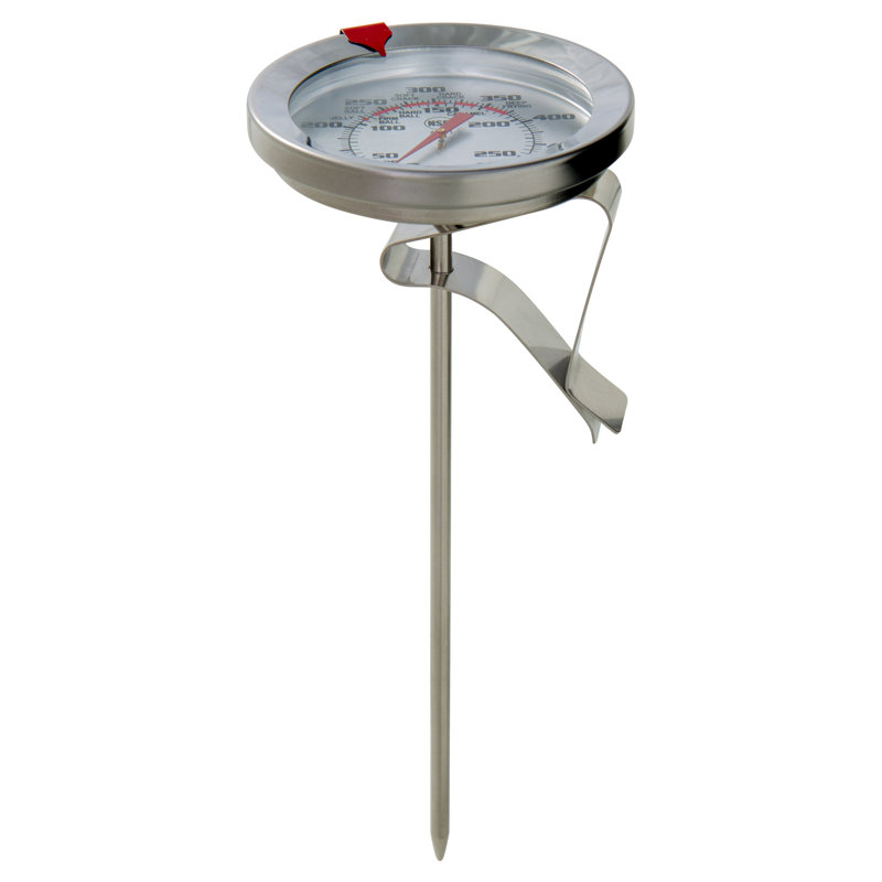 Stainless Steel Candy Thermometer, 5.5" H x 2.5" W x 2.5" D