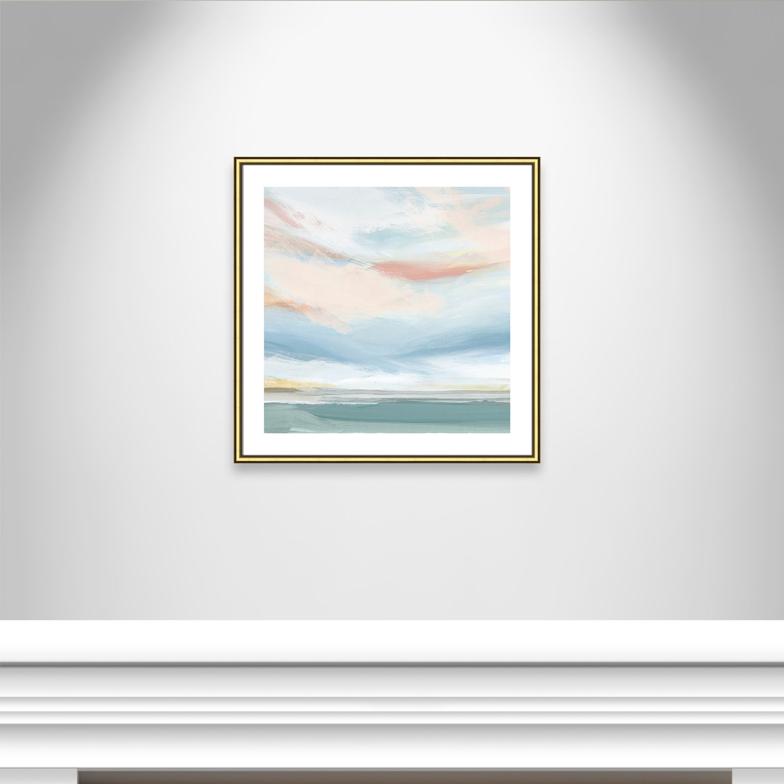 Delphi "Sweetness I" Painting by Isabelle Z, 28.75" H x 28.75" W x 0.88" D, Gold Framed Paper