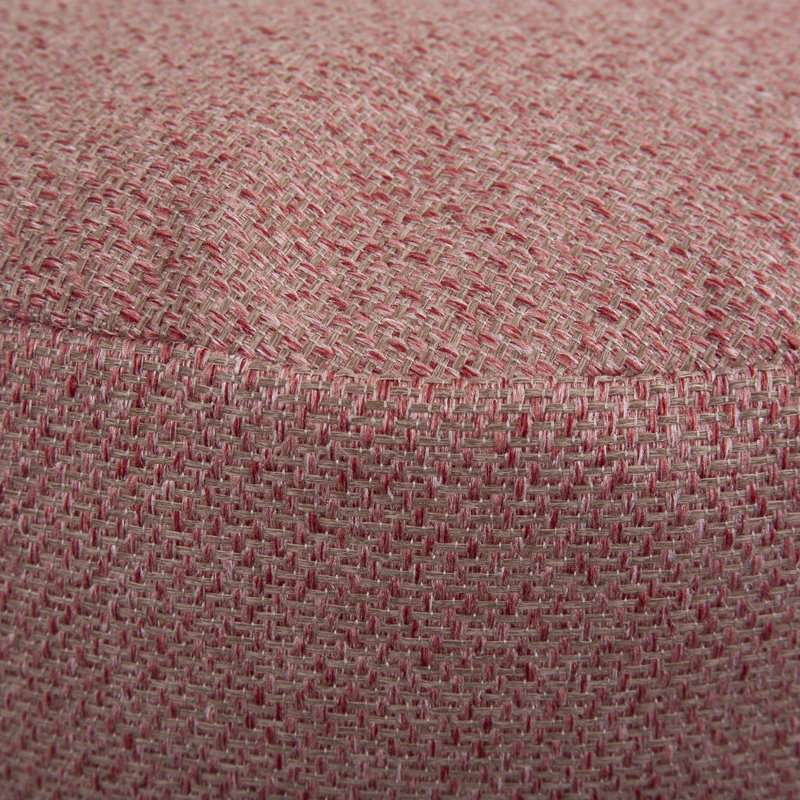 Taiyo Upholstered Pouf, Panama Rose 100% Polyester