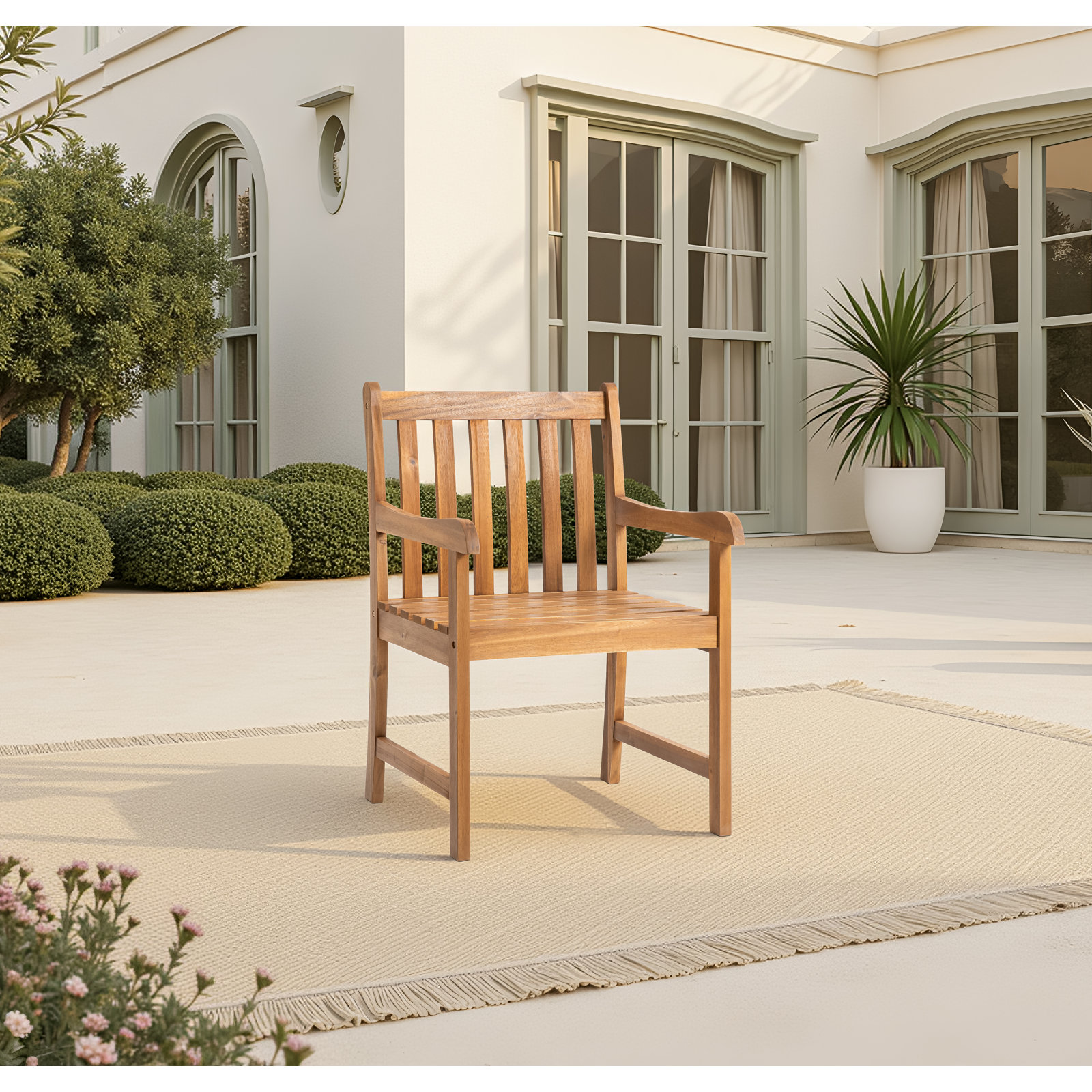 Ross Acacia Patio Armchair